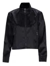 Casablanca Monogram Pattern High Collar Jacket In Black