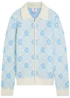 Casablanca Logo-monogrammed Brushed-knit Jacket