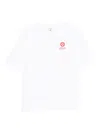 Casablanca Montaigne Sportif Crewneck Graphic Print T-shirt In White