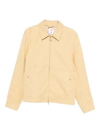 CASABLANCA LOGO-MOTIF ZIP-FRONT JACKET