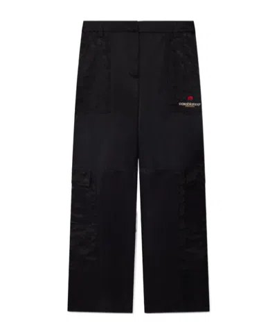 Casablanca Logo Panel Track Pants In Black