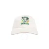 Casablanca Baseball Cap Cotton Curved Brim In White