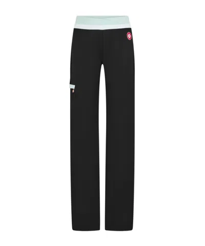 Casablanca Logo Patch Casual Pants In Black