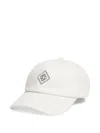 Casablanca Logo-patch Cotton Cap In White