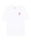 Casablanca Montaigne Sportif Crewneck Graphic Print T-shirt In White