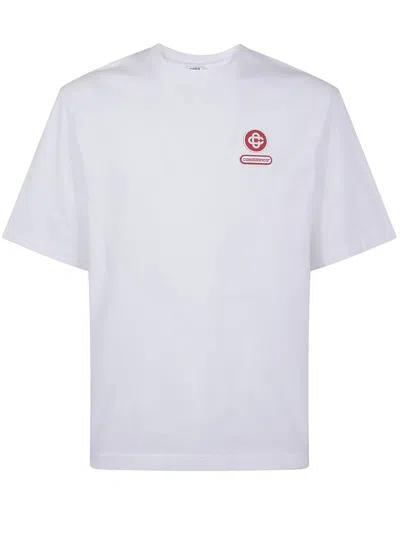 CASABLANCA CASABLANCA " LOGO" PATCH OVERSEIZED T-SHIRT CLOTHING