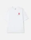 Casablanca Montaigne Sportif Crewneck Graphic Print T-shirt In White