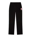 Casablanca Logo-patch Stripe-detail Track Pants In Black