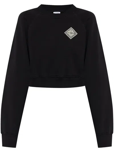 CASABLANCA LOGO-PATCH SWEATSHIRT