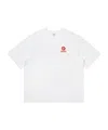 Casablanca Montaigne Sportif Crewneck Graphic Print T-shirt In Gold