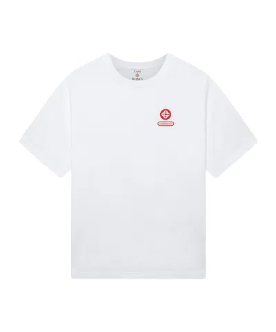 CASABLANCA LOGO PATCH T-SHIRT