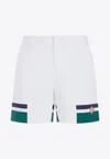 Casablanca White Midnight Sail Tailoring Shorts In White