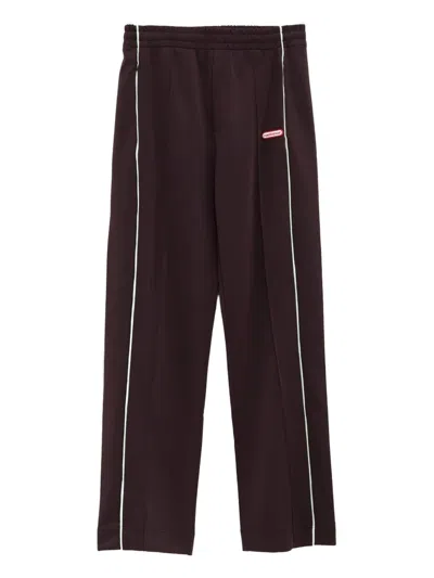 Casablanca Logo-patch Track Pants In Red
