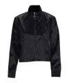 Casablanca Monogram Pattern High Collar Jacket In Black