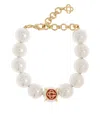 Casablanca Logo Pearl Bracelet