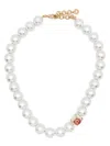 Casablanca Logo Pearl Necklace Accessories