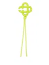 Casablanca Fluorescent Green Keychains In Green