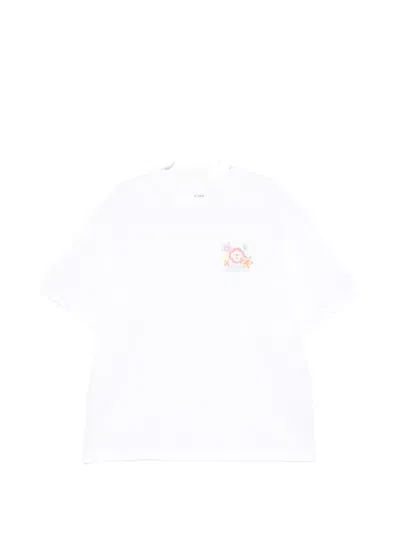 Casablanca Graphic-print Oversized T-shirt In White