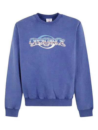 CASABLANCA CASABLANCA LOGO-PRINTED SWEATSHIRT