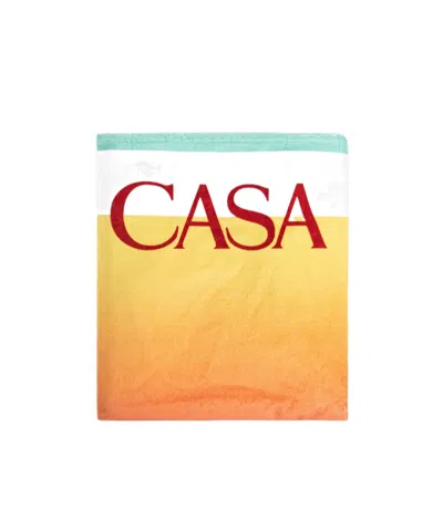 Casablanca Logo-detail Beach Towel In Pattern