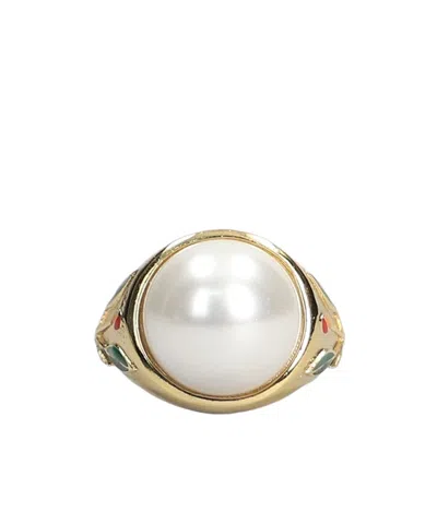 CASABLANCA PEARL-EMBELLISHED RING