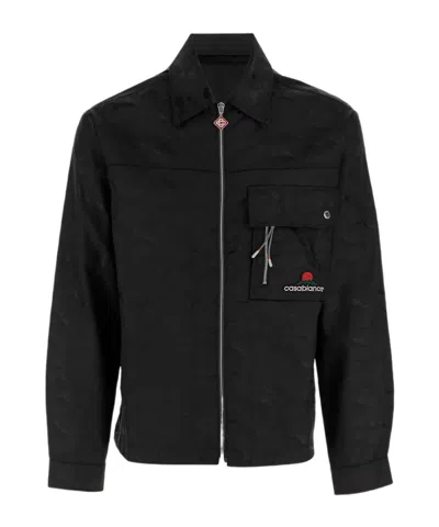 Casablanca Logo Shirt Jacket In Black