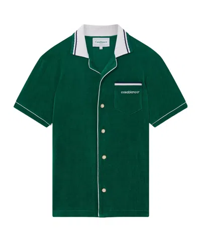Casablanca Logo Short-sleeved Shirt In Green