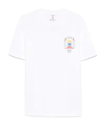 CASABLANCA LOGO SHORT-SLEEVED T-SHIRT