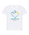 Casablanca Montagne Sportif Cropped T-shirt In White