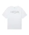Casablanca Oversize Crew Neck T-shirt With Graphic Print In White