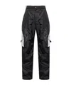 Casablanca Monogram Panelled Trousers In Black