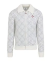 Casablanca Patterned Zip Knitwear In White