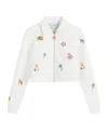 Casablanca Elements En Crayon Cropped Jacket In White