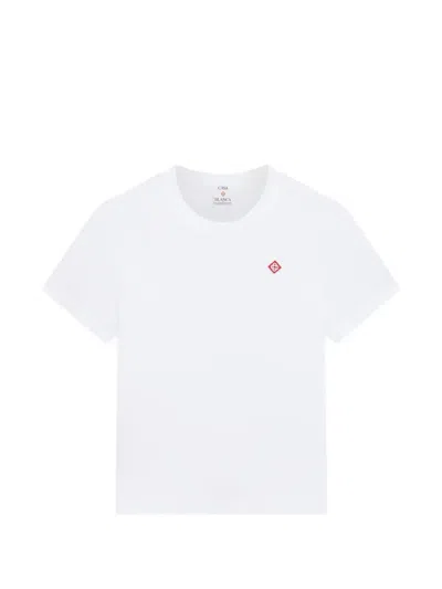 Casablanca Logo-detail T-shirt In White