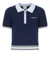 Casablanca Merino Wool Polo Shirt In Animal Print