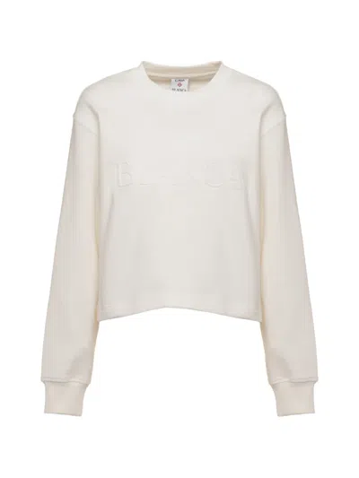 Casablanca Logo-embroidered Cropped Sweater In Brown