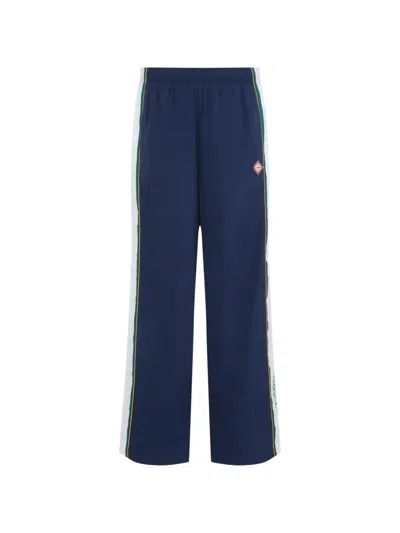 Casablanca Track Shorts Retro Sportswear Side Branding In Blue
