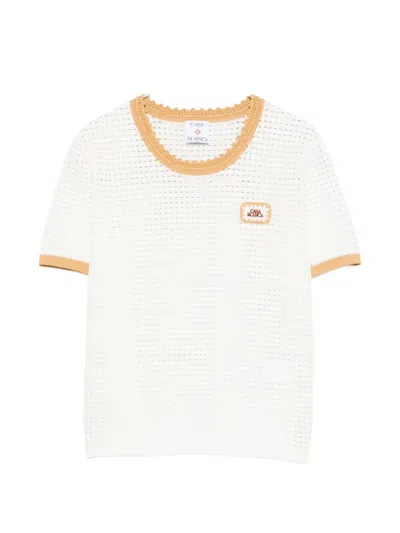 Casablanca Logo-patch T-shirt In Multi
