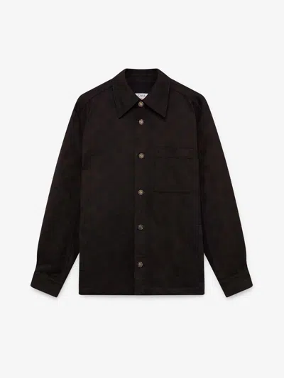 Casablanca Letter Print Shirt In Black