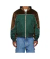 Casablanca Long Sleeve Bomber Jacket In Green