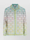 Casablanca Long Sleeve Patterned Shirt Chest Pocket In Multi