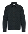 Casablanca Monogram Denim Shirt In Black