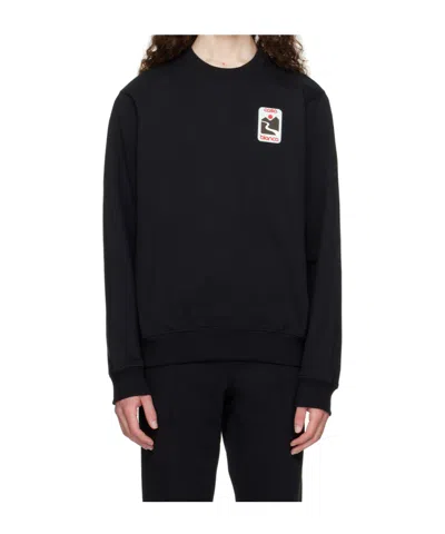 Casablanca Long Sleeve Sweatshirt In Black