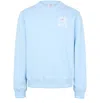 Casablanca The Beauty Of The World Cotton Sweatshirt In Blue