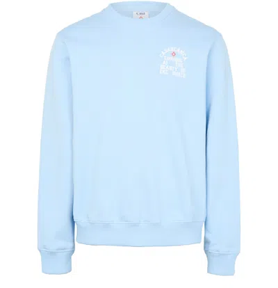 Casablanca Long Sleeve Sweatshirt In Blue