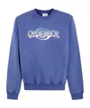 Casablanca Logo Crewneck Sweatshirt In Blue