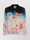 Casablanca Long Sleeve Top Featuring Graphic Print In Multi