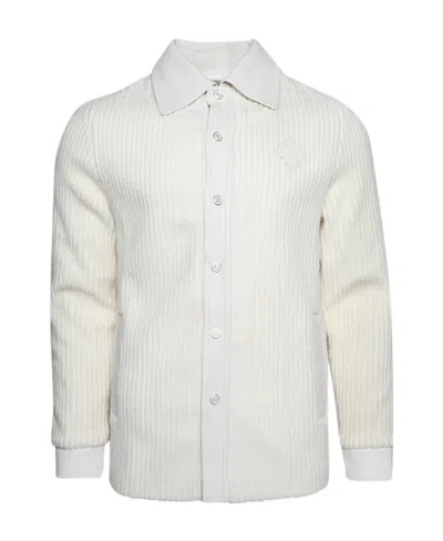Casablanca Long-sleeved Button Shirt In White
