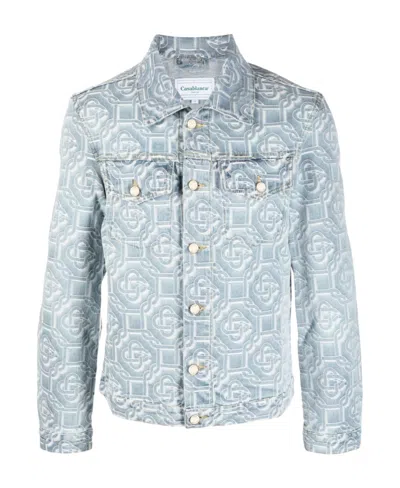 Casablanca Long-sleeved Casual Jacket In White