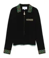 Casablanca Black Laurel Jacket In Black